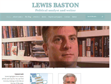 Tablet Screenshot of lewisbaston.com